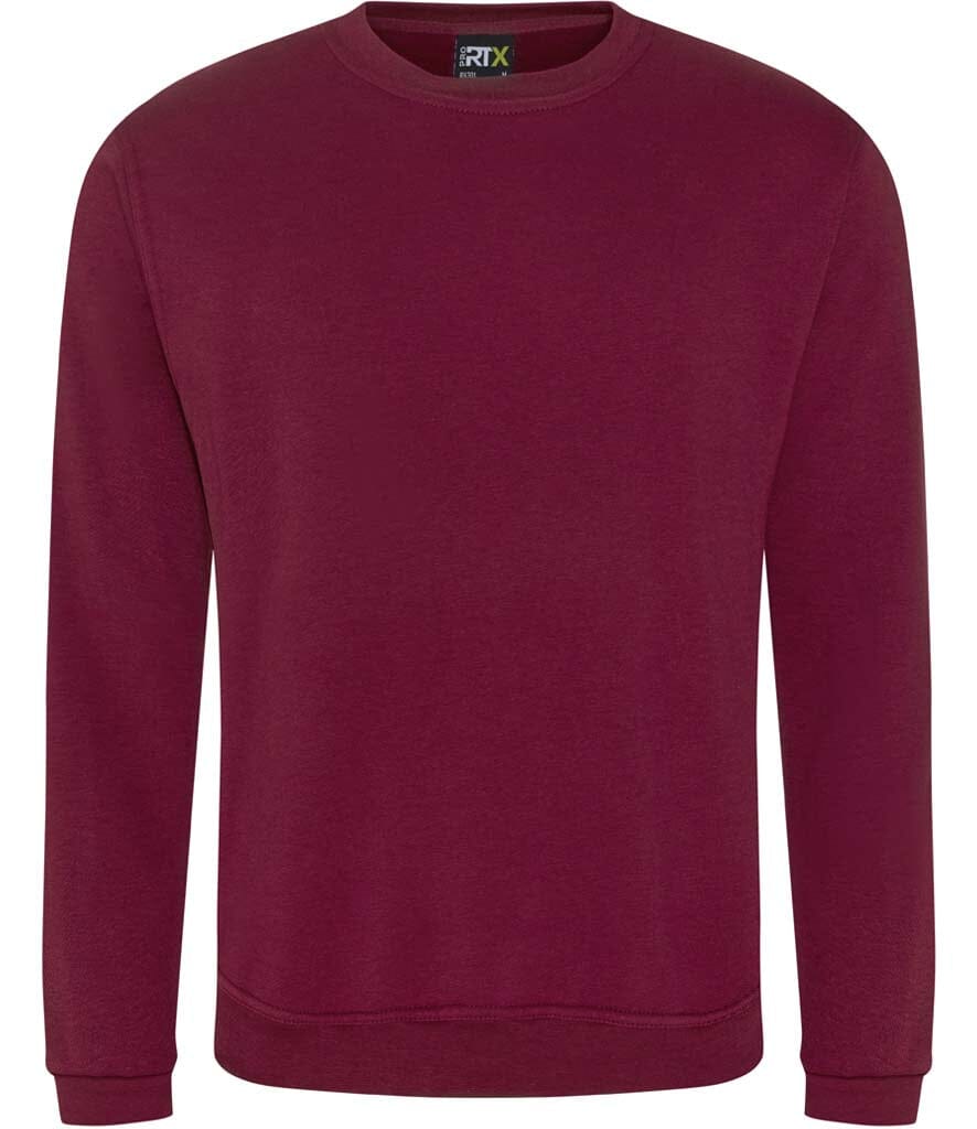 Burgundy sweatshirt on a white background