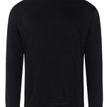 Black sweatshirt on a white background