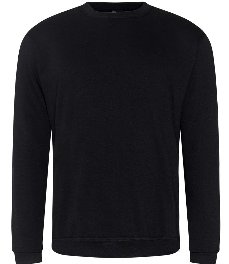 Black sweatshirt on a white background
