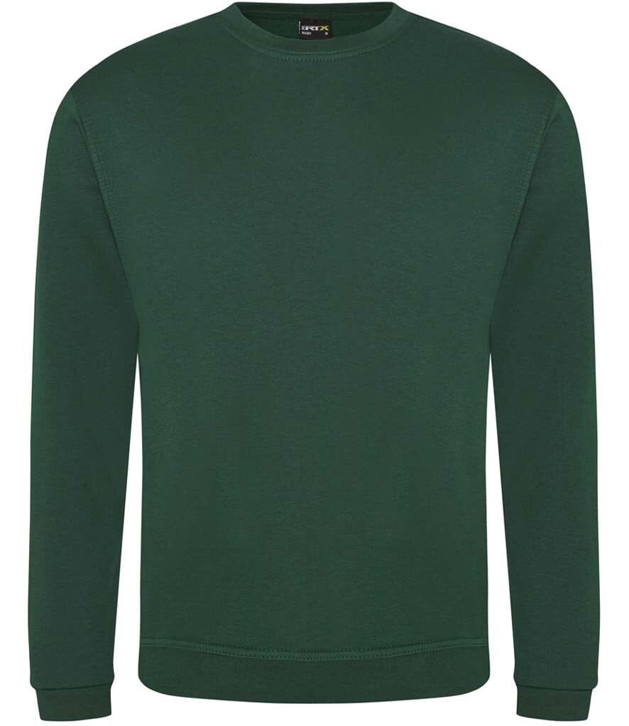 Green sweatshirt on a white background