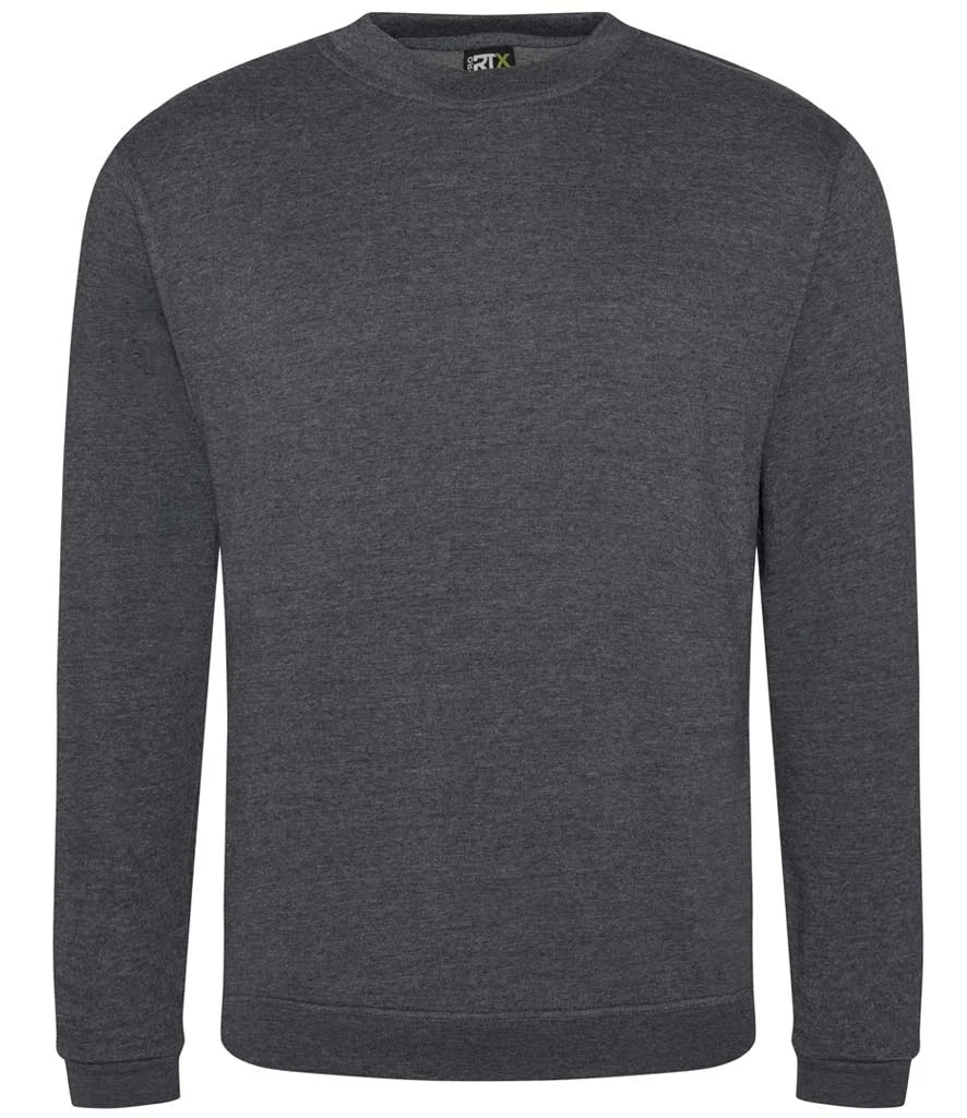 Dark grey sweatshirt on a white background
