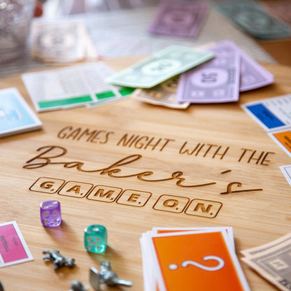 Personalised Games Night Lazy Susan