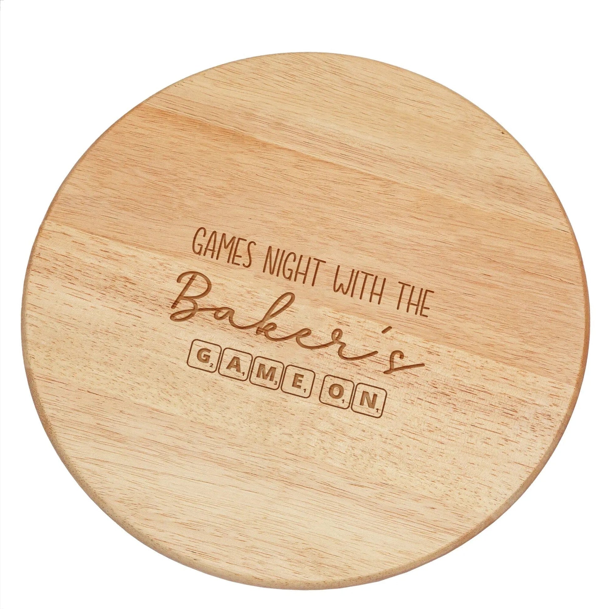 Personalised Games Night Lazy Susan