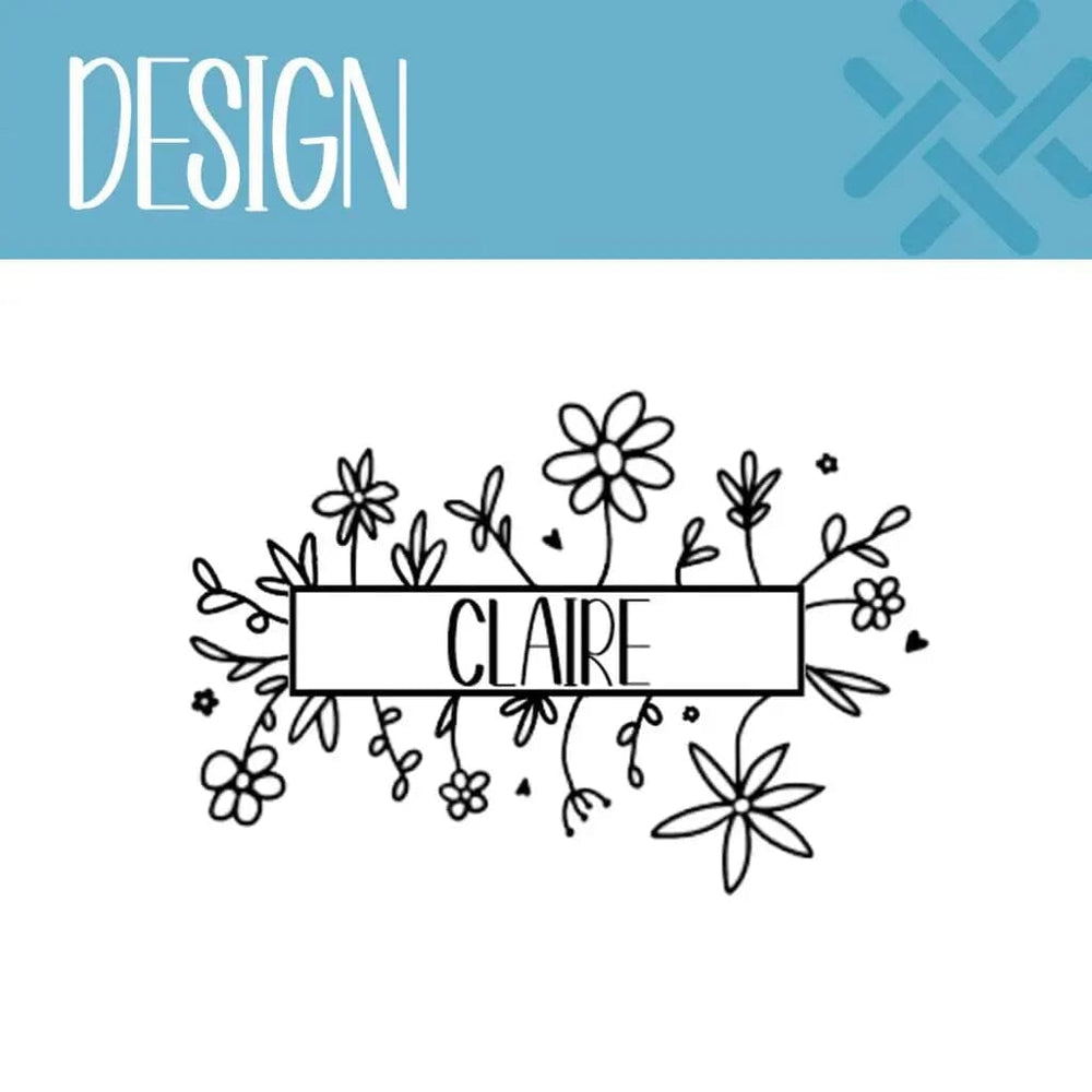 Personalised Gin Glass With Flowers