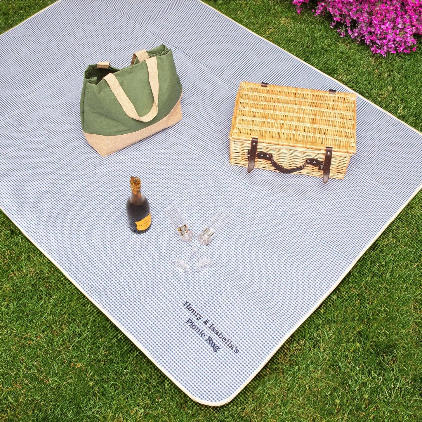 personalised picnic blanket