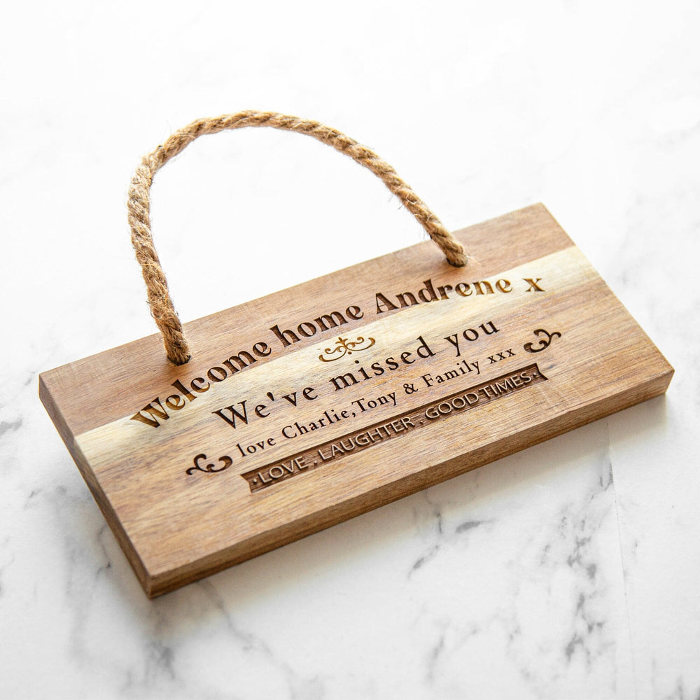 Personalised Home Bar Wooden Sign