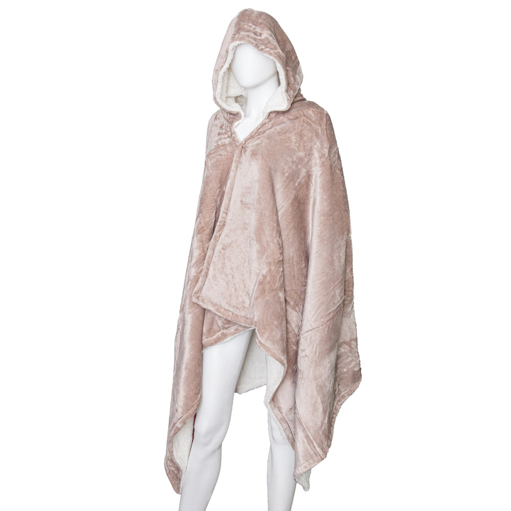 Personalised Hooded Sherpa Blanket