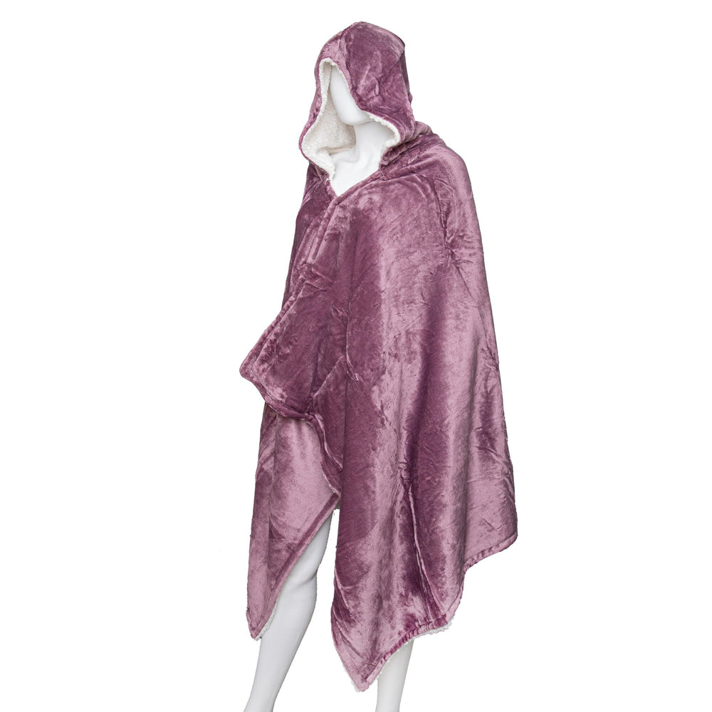 Personalised Hooded Sherpa Blanket