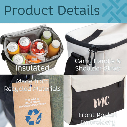 Personalised Insulated Cool Bag Made From Recycled Materials