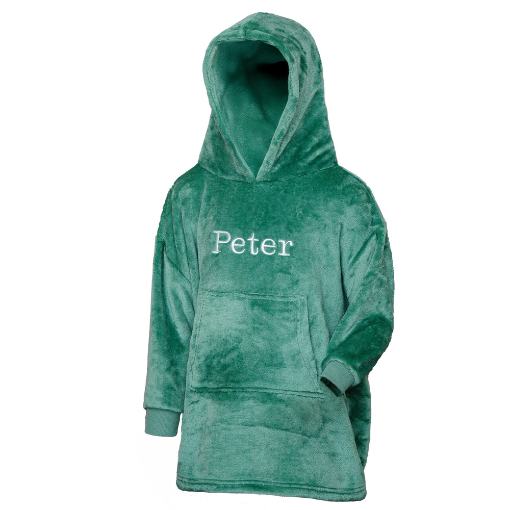 Personalised Kids Character Cushion Hooded Blanket – Two In One Hoodie And Plush Toy