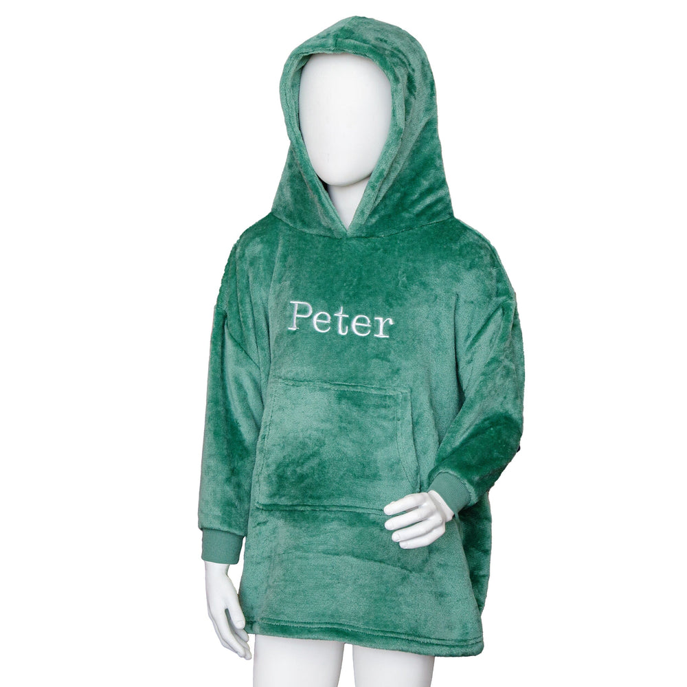 Personalised Kids Character Cushion Hooded Blanket – Two In One Hoodie And Plush Toy