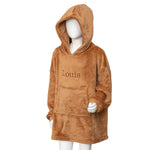 Personalised Kids Character Cushion Hooded Blanket – Two In One Hoodie And Plush Toy