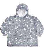 Personalised Kids Glow In The Dark Oversized Sherpa Lined Hoodie