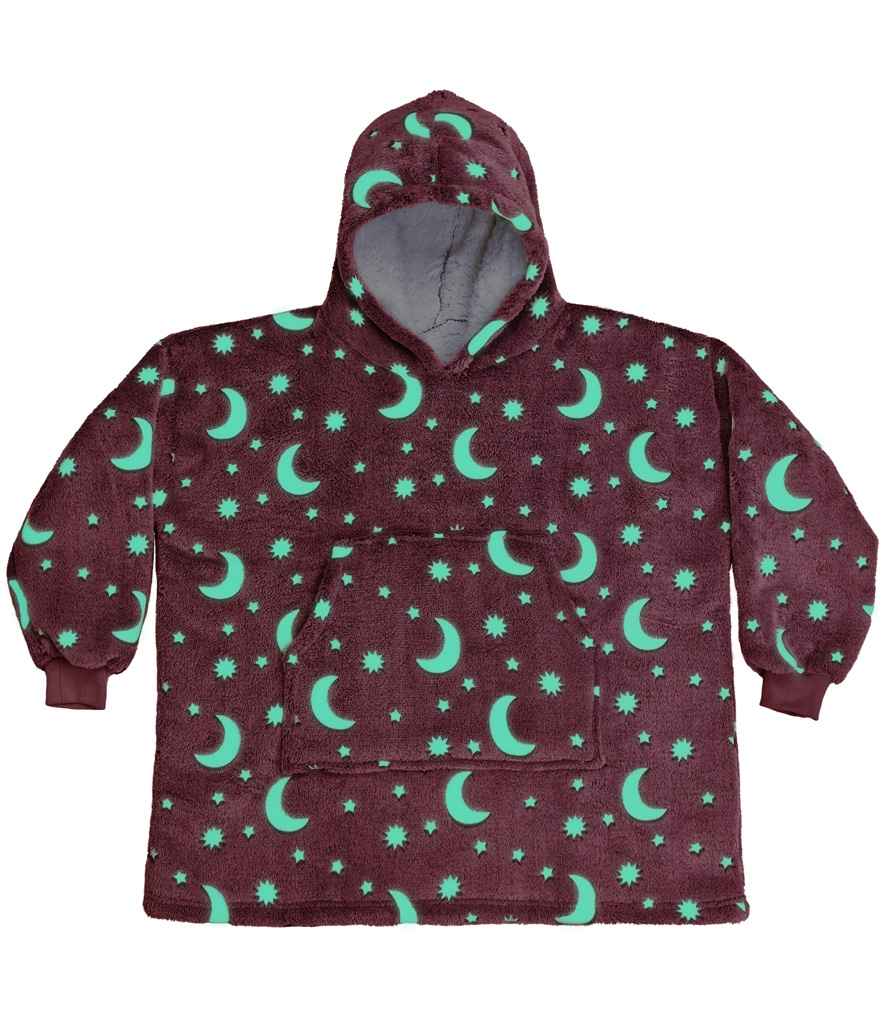 pink hoodie in the dark