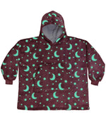 pink hoodie in the dark