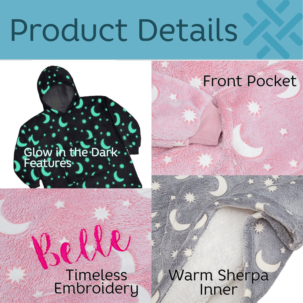 glow in the dark hoodie infographic