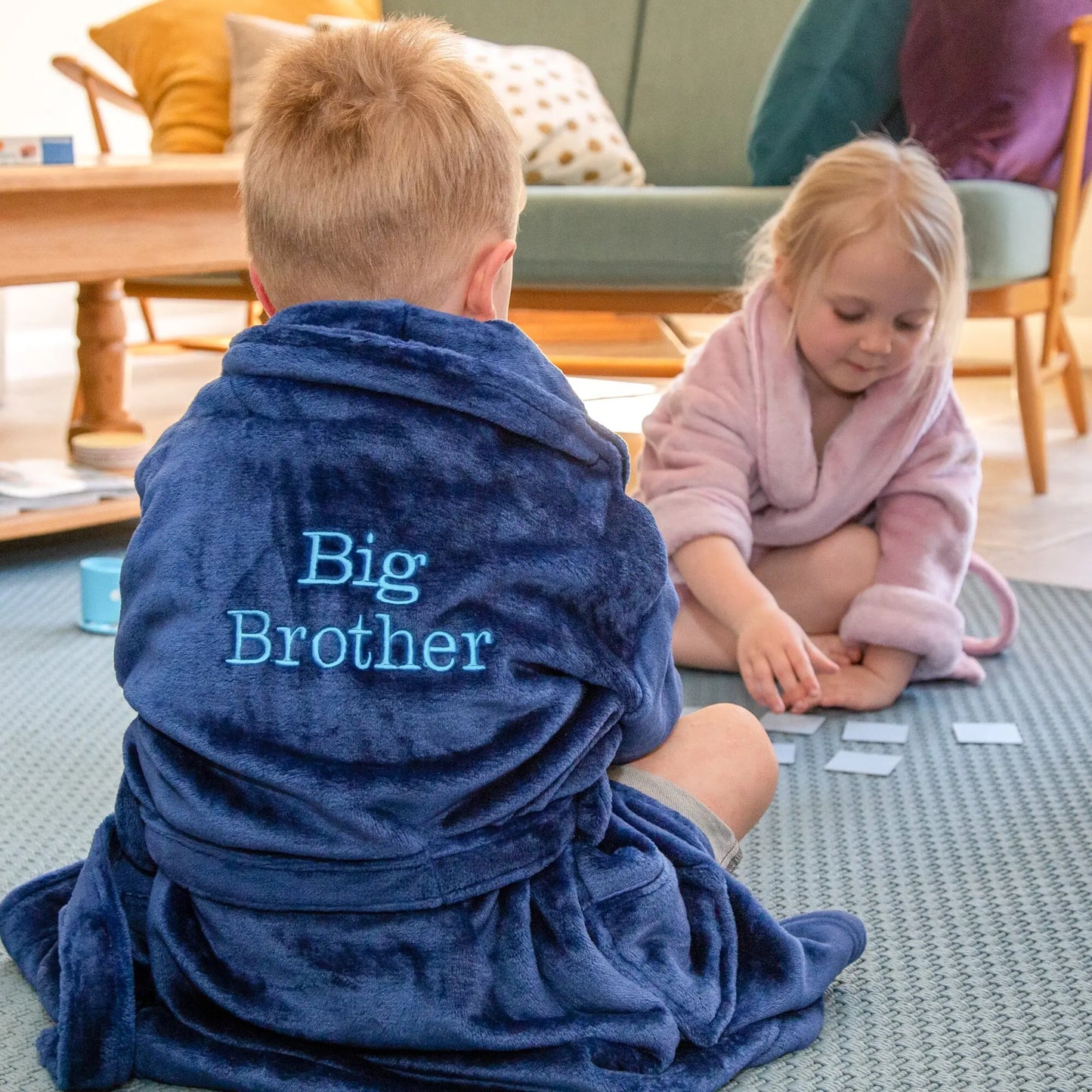 Personalised Kids So Soft Robes - Back of Robe