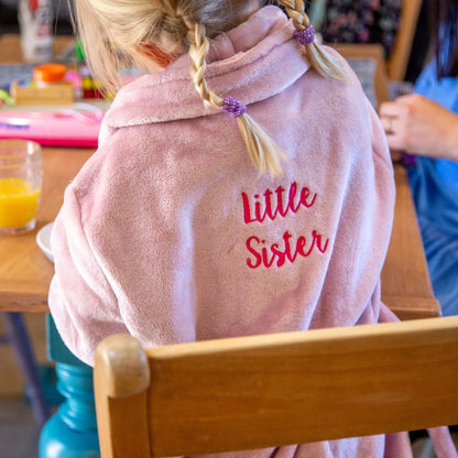 Personalised Kids So Soft Robes - Back of Robe