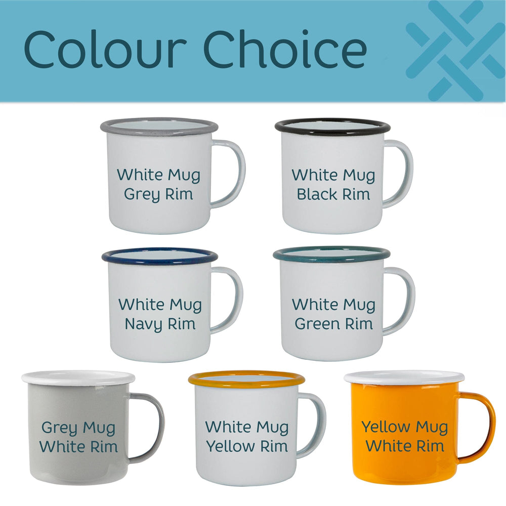 enamel mug colour options