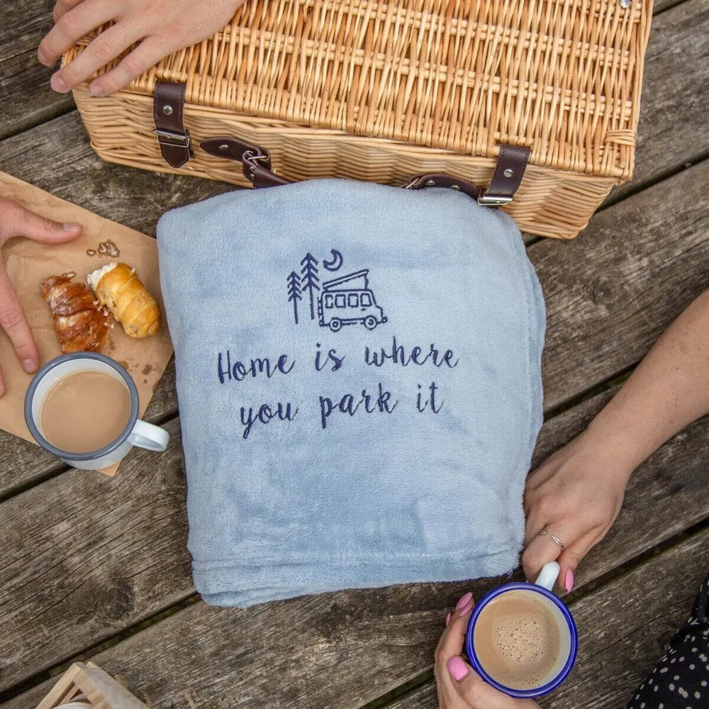 Personalised Luxury Camping Blanket   