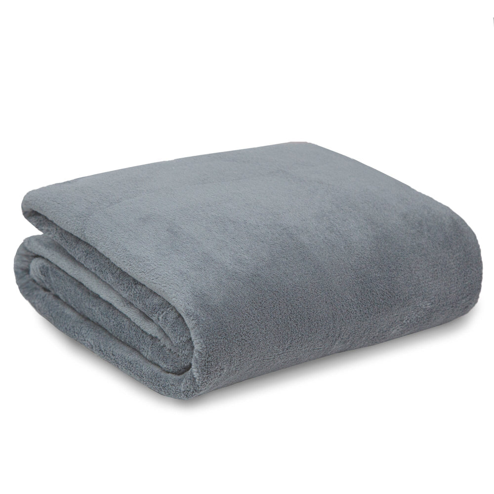 snuggle touch blanket in slate
