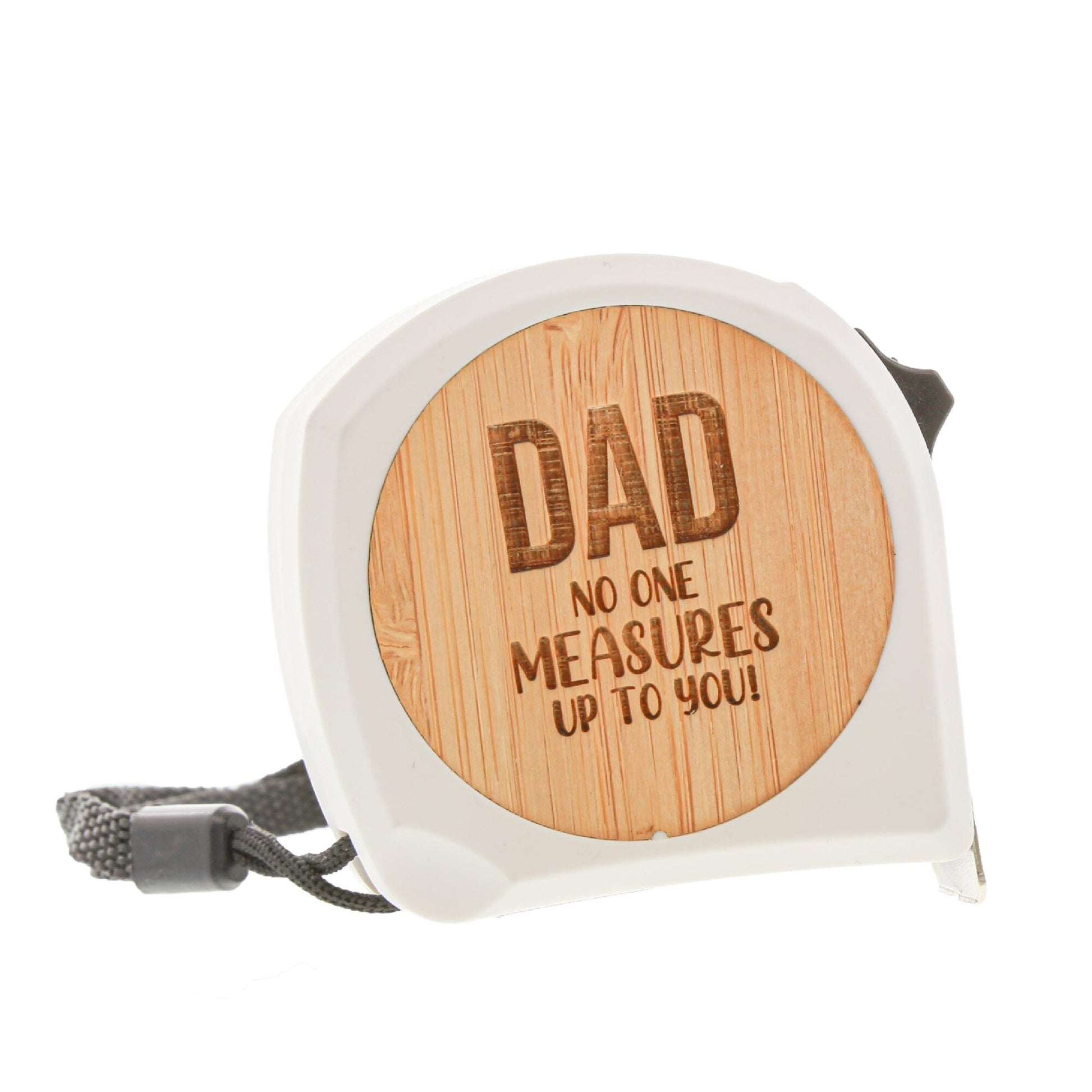 Personalised Measuring Tape  White Backdrop