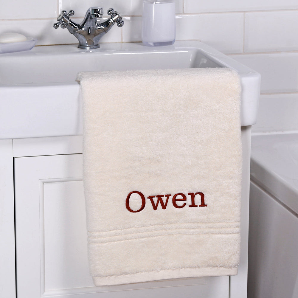 personalised opulence hand towel