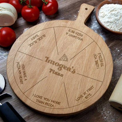 Personalised Pizza Puns Serving Board