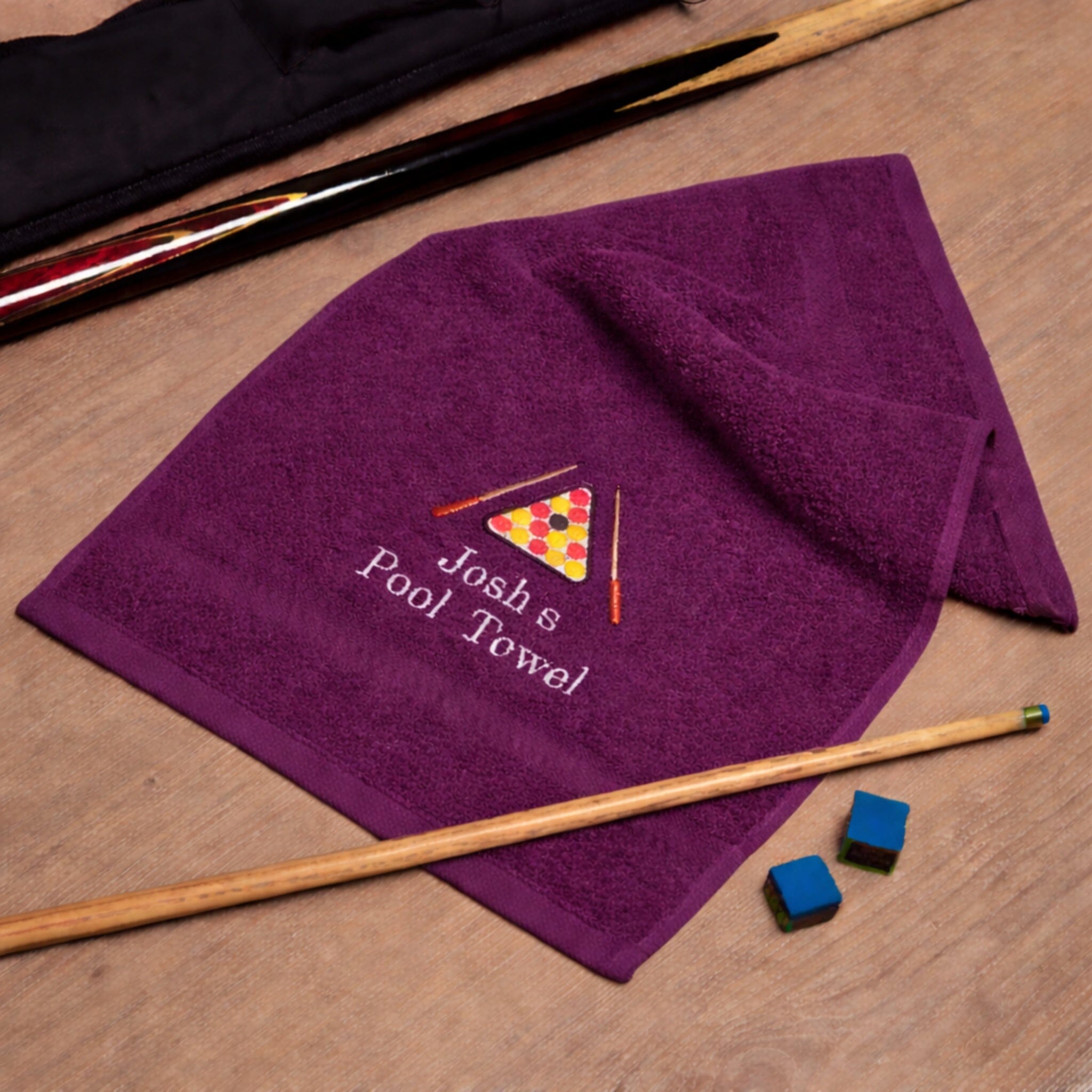 aubergine pool towel