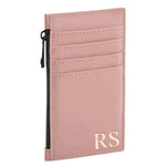 Personalised card holder pink