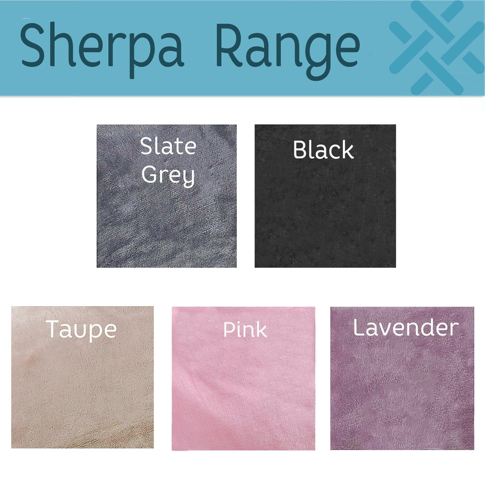 Sherpa Blanket Colour Infographic