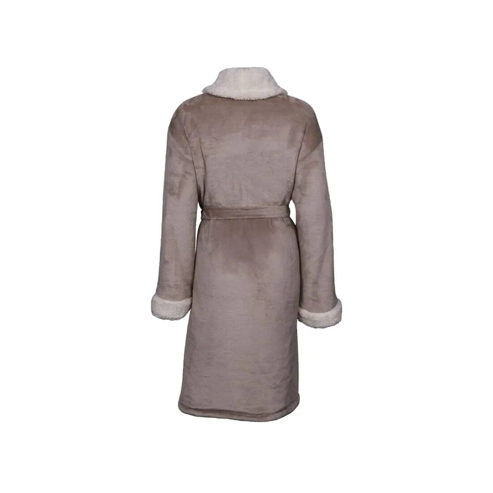 Sherpa Fleece Dressing Gown   