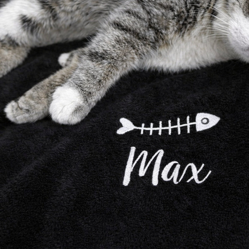 name on sherpa blanket