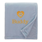 Personalised Shimmering Dog Throw with Pet Logo