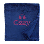 Personalised Shimmering Dog Throw with Pet Logo