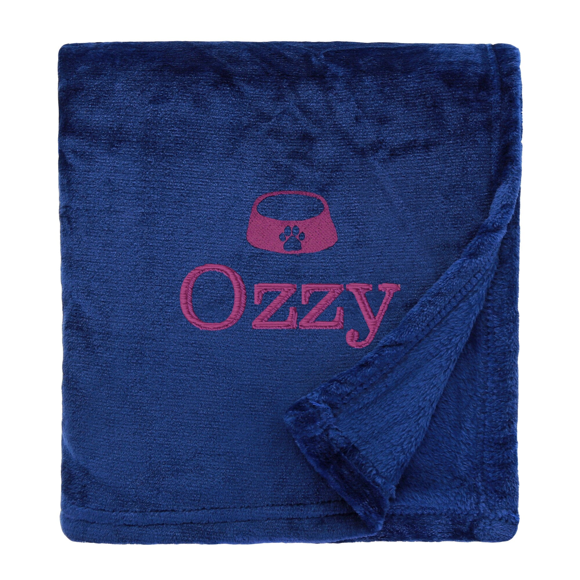 Personalised Shimmering Dog Throw with Pet Logo