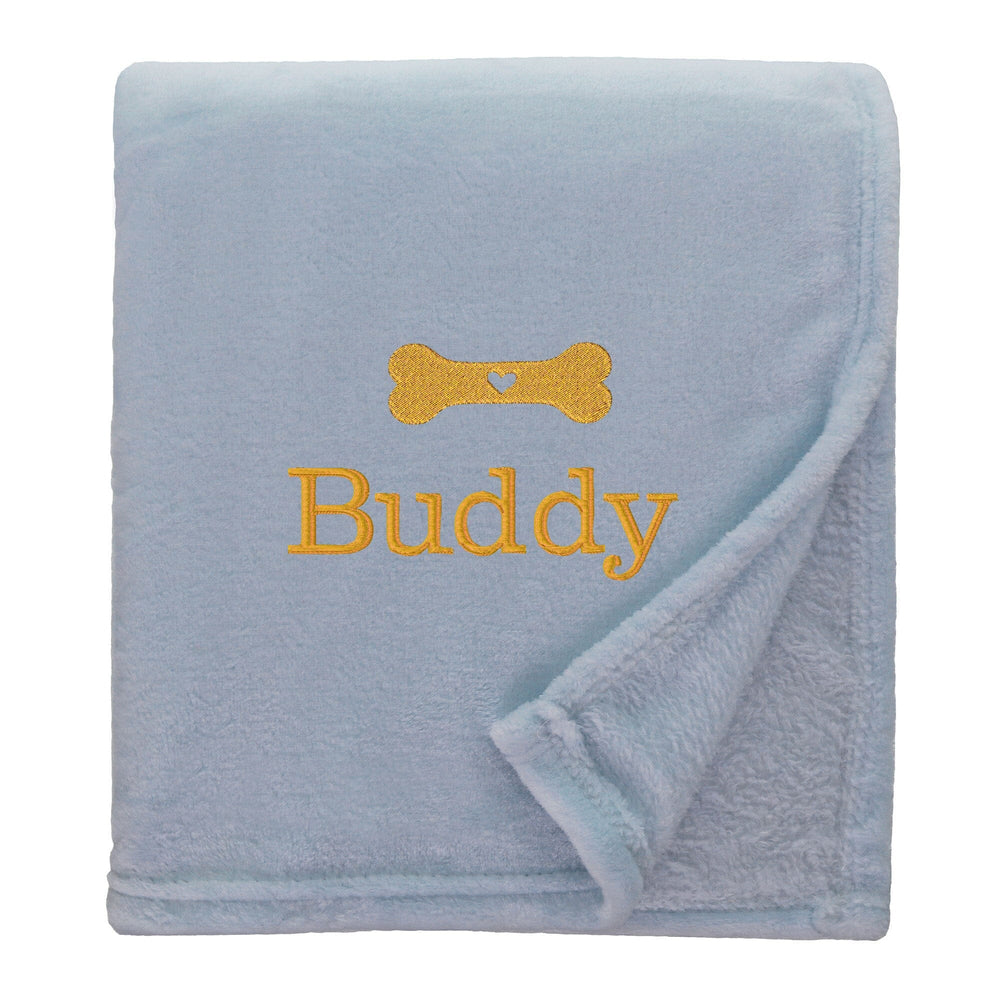 Personalised Shimmering Dog Throw with Pet Logo