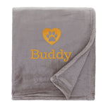 Personalised Shimmering Dog Throw with Pet Logo