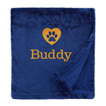 Personalised Shimmering Dog Throw with Pet Logo
