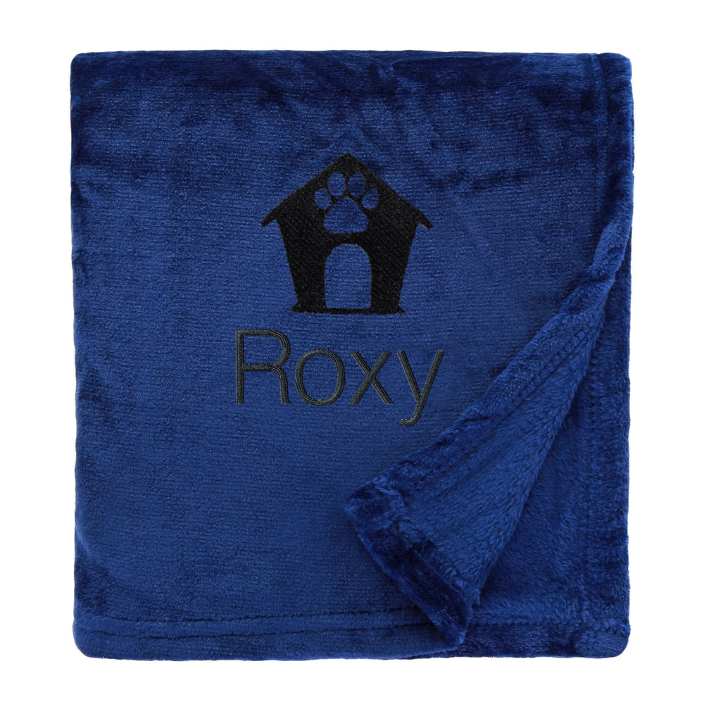 Personalised Shimmering Dog Throw with Pet Logo