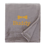 Personalised Shimmering Dog Throw with Pet Logo