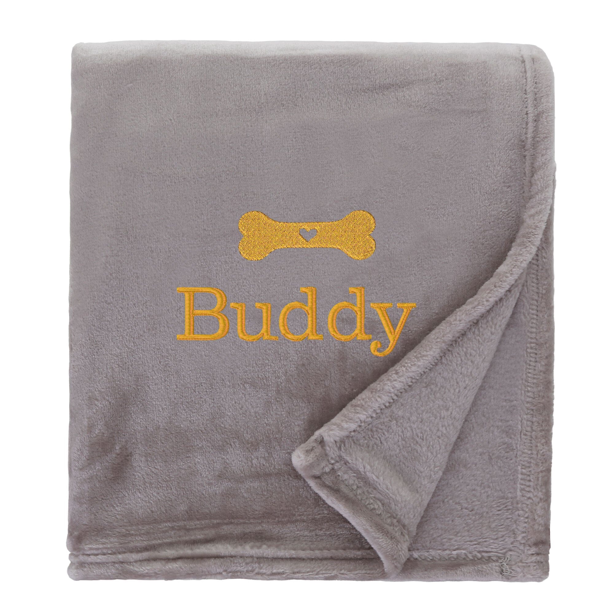 Personalised Shimmering Dog Throw with Pet Logo
