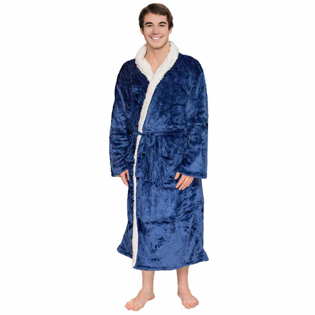 Personalised So Soft Bathrobe - Front and Back Embroidery
