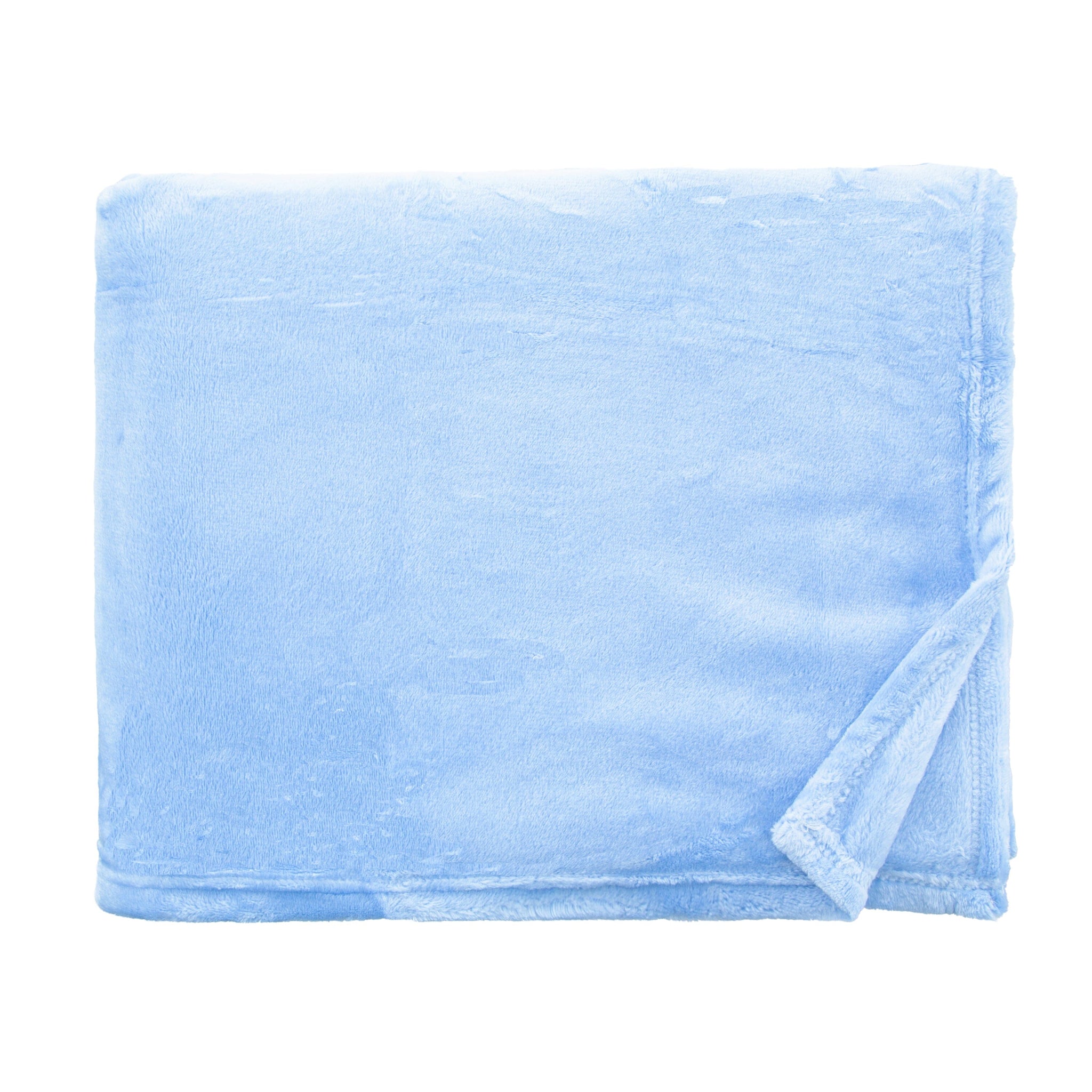 So Soft Snuggle Throw blue