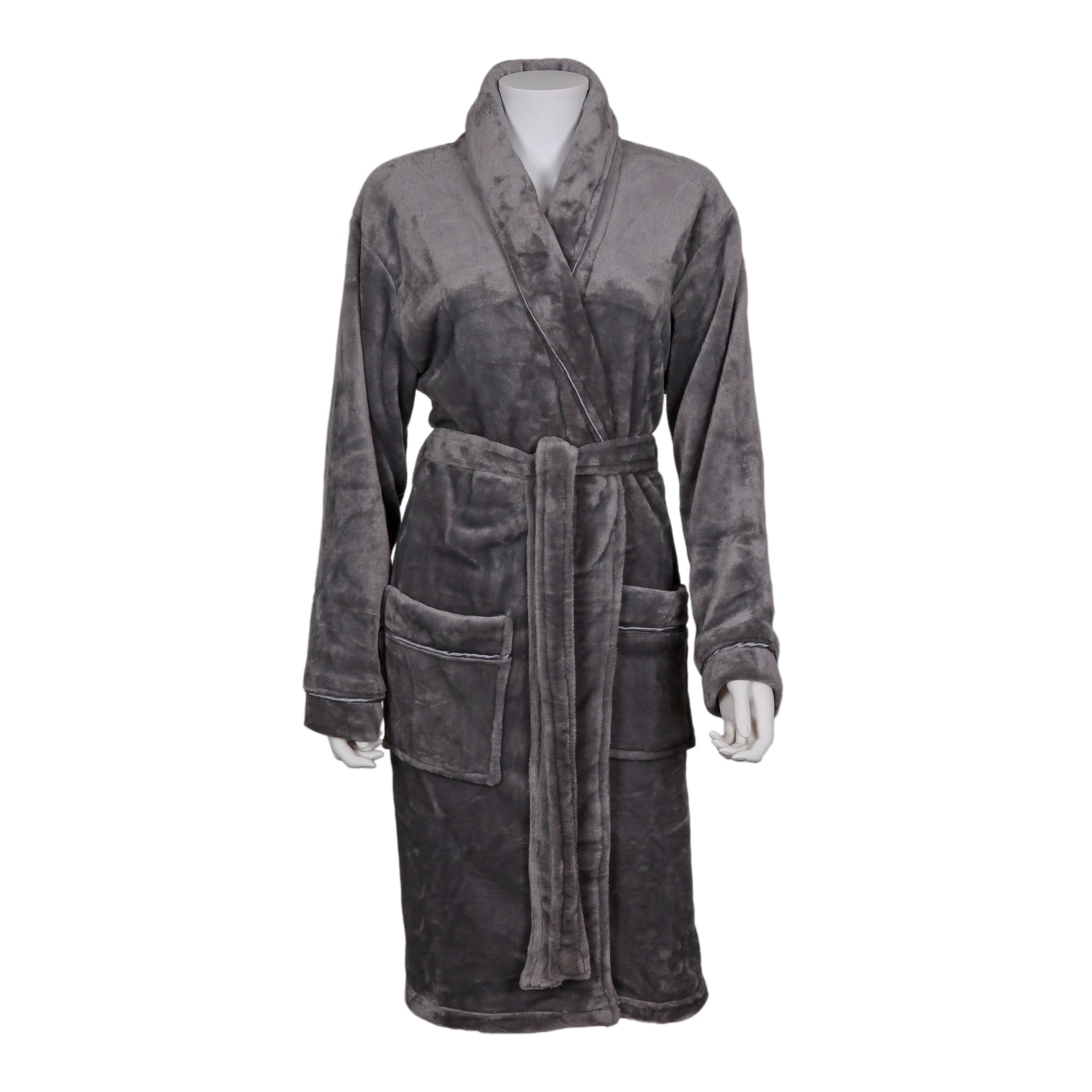 Personalised So Soft Shawl Collar Floral Dressing Gown