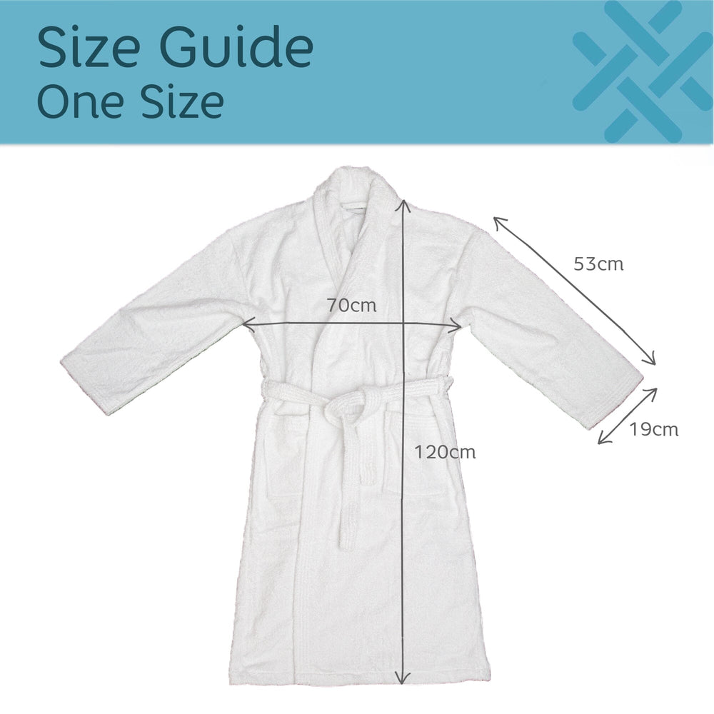 bathrobe size guide