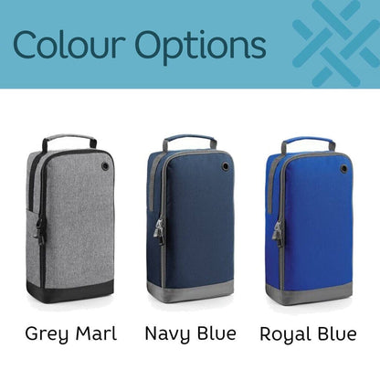 Sports shoe bag colour options