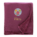 Personalised Star Baubles Christmas Snuggle Blanket