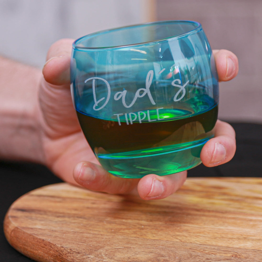Personalised Tipple Coloured Whisky Glass