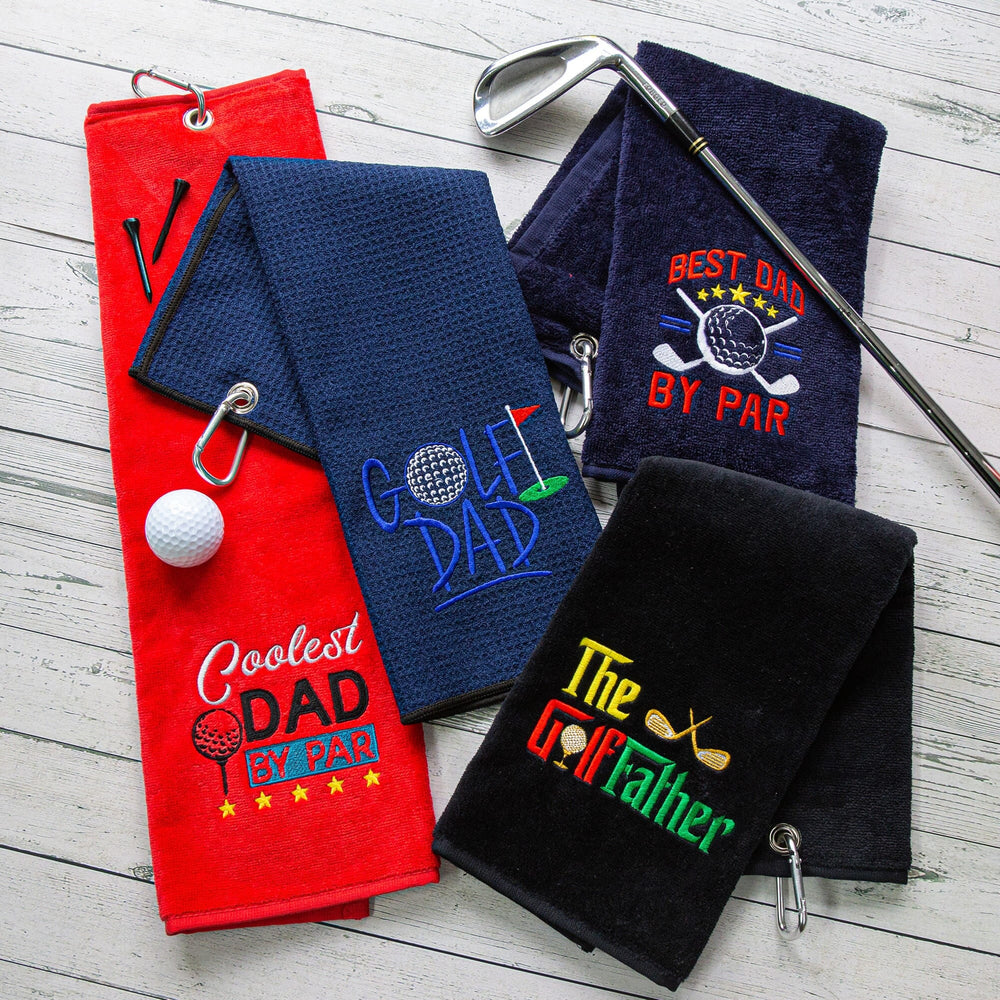 golf dad golf towel collection
